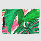 Serviette De Golf Motif tropical (Horizontal)