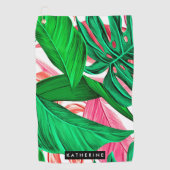 Serviette De Golf Motif tropical (Devant)