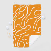 Serviette De Golf Motif Vibre Abstraite (En situation)
