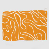 Serviette De Golf Motif Vibre Abstraite (Horizontal)