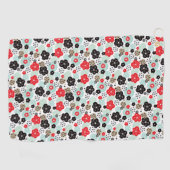 Serviette De Golf Motifs japonais mignons de conception (Horizontal)