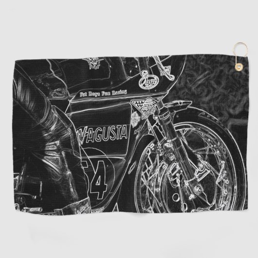 Serviette De Golf Moto 1 gta (Horizontal)