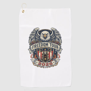Serviette De Golf Moto Vintage Eagle Tour Liberté 2026