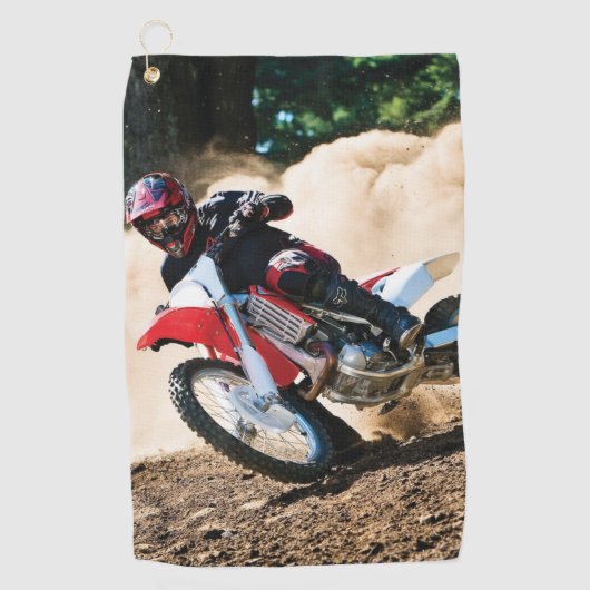 Serviette De Golf Motocross (Devant)
