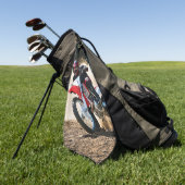 Serviette De Golf Motocross (Vert)