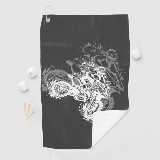 Serviette De Golf motocross (En situation)