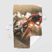 Serviette De Golf Motocross Rider (En situation)