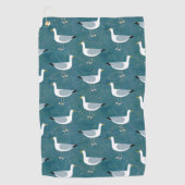 Serviette De Golf Mouettes marines (Devant)