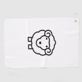 Serviette De Golf Mouton (Horizontal)