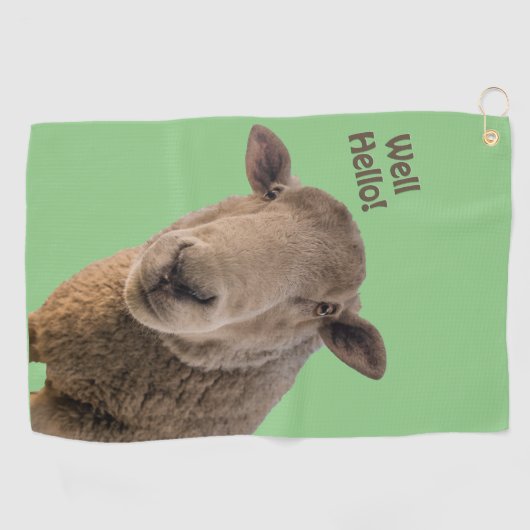 Serviette De Golf Mouton (Horizontal)