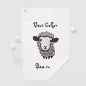 Serviette De Golf mouton mignon (En situation)