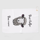 Serviette De Golf mouton mignon (Horizontal)