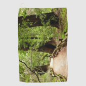 Serviette De Golf Muir Woods Path II Nature Photography (Devant)