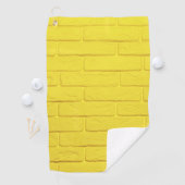 Serviette De Golf mur en brique jaune (En situation)
