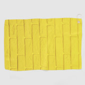 Serviette De Golf mur en brique jaune (Horizontal)