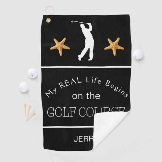 Serviette De Golf My Real Life commence sur le Beach Golf Course (En situation)