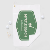 Serviette De Golf Myrtle Beach South Carolina Destination Golf (En situation)