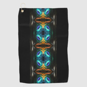 Serviette De Golf Mystic Peacock Mirage