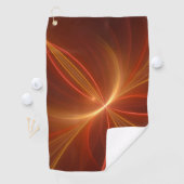 Serviette De Golf Mystique Abstrait Fractal Art Moderne Couleurs cha (En situation)