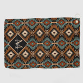 Serviette De Golf Native American Pattern Indian Culture Boho Style (Horizontal)