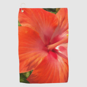 Serviette De Golf nature, hibiscus, fleur, été, floral, tropical