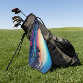 Serviette De Golf Nature Landscape Pool Palm Trees-25925 (Vert)