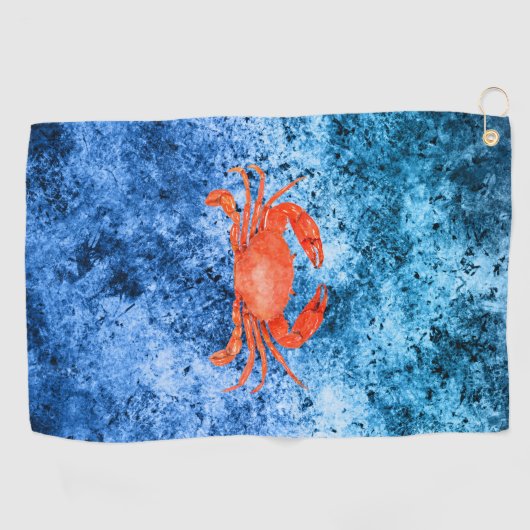Serviette De Golf Nautical Waves Design 2 (Horizontal)