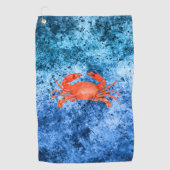Serviette De Golf Nautical Waves Design 2 (Devant)