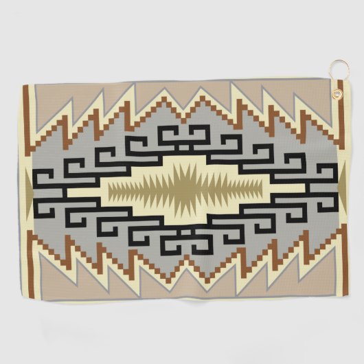 Serviette de golf Navajo Design-2 (Horizontal)
