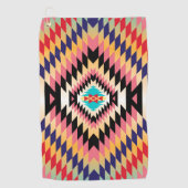 Serviette de golf Navajo Design-7 (Devant)