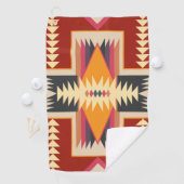 Serviette de golf Navajo Design-8 (En situation)
