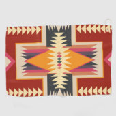 Serviette de golf Navajo Design-8 (Horizontal)