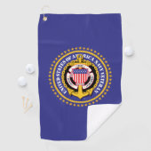 Serviette De Golf Navy Veterann (En situation)