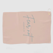 Serviette De Golf "Ne crains pas." Ésaïe 41:10 (Horizontal)