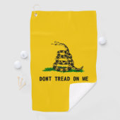 Serviette De Golf ne marchez pas drapeau usa symbole serpent histoir (En situation)