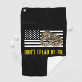 Serviette De Golf Ne marchez pas sur moi (En situation)