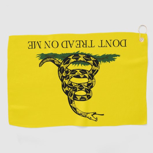 Serviette De Golf Ne pas taper sur le drapeau de Me Gadsden (Horizontal)