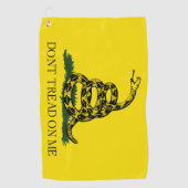 Serviette De Golf Ne pas taper sur le drapeau de Me Gadsden (Devant)