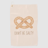 Serviette De Golf Ne soyez pas salé Funny mignon Humour alimentaire (Devant)