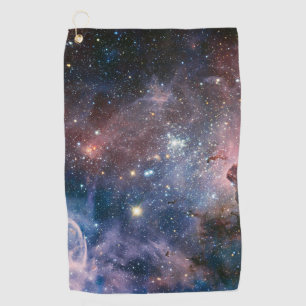 Serviette De Golf Nébuleuse de la Carène rouge et bleue Télescope Hu
