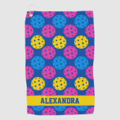 Serviette De Golf 🏐 Neon Dink Dot Pouch (Devant)