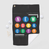 Serviette De Golf New York (En situation)
