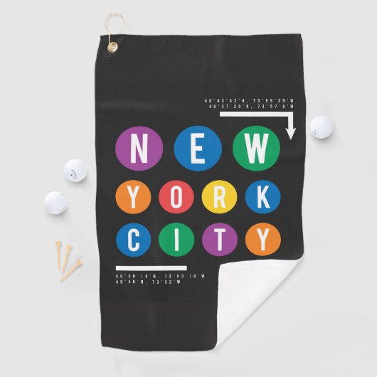 Serviette De Golf New York (En situation)