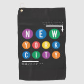 Serviette De Golf New York (Devant)