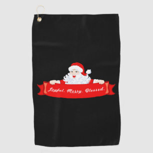 Serviette De Golf Noël à Père Noël