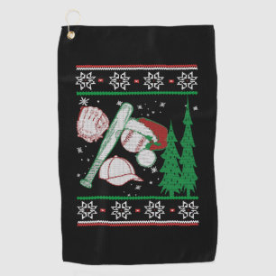 Serviette De Golf Noël de baseball