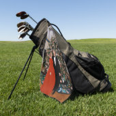 Serviette De Golf Noël du président américain Bill Clinton et Hillar (Vert)