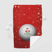 Serviette De Golf Noël Golf Père Noël Design (En situation)