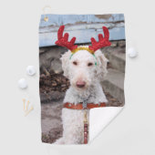 Serviette De Golf Noël Ollie (En situation)