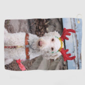 Serviette De Golf Noël Ollie (Horizontal)
